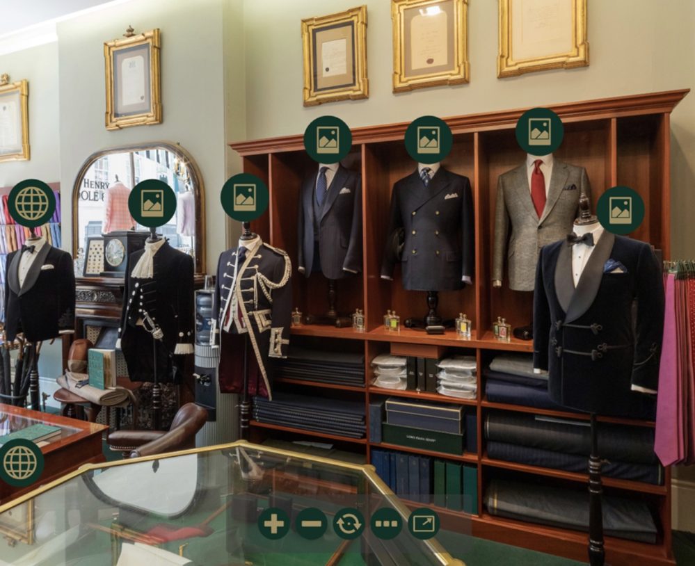 Henry Poole Tailors Savile Row Homepage Virtual Tour